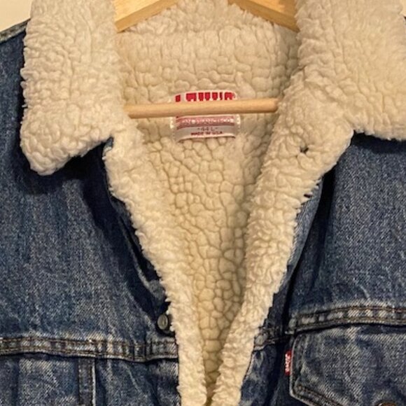 Vintage Levi's WPL 423 "Made in USA" pile-lined, Made in USA, Men's Size 44 (LG) - Picture 2 of 14